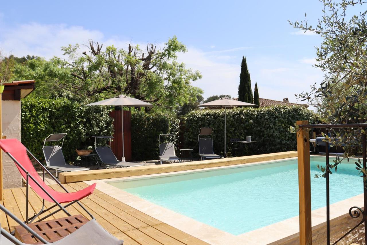 Gite Lapaz/Jacuzzi Prive/Piscine 드라기냥 외부 사진