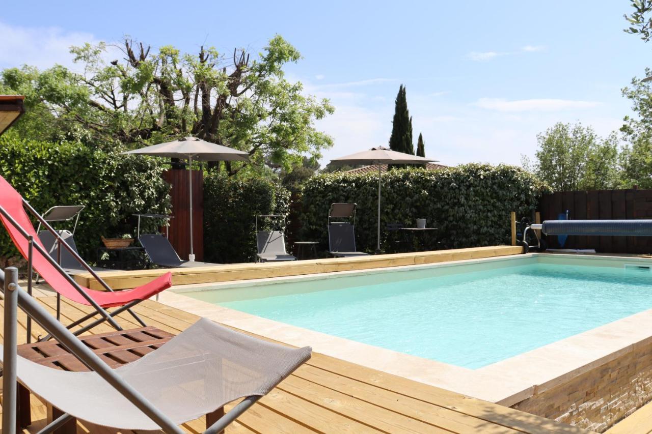 Gite Lapaz/Jacuzzi Prive/Piscine 드라기냥 외부 사진
