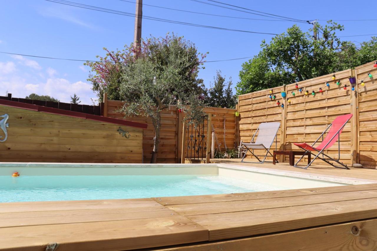 Gite Lapaz/Jacuzzi Prive/Piscine 드라기냥 외부 사진